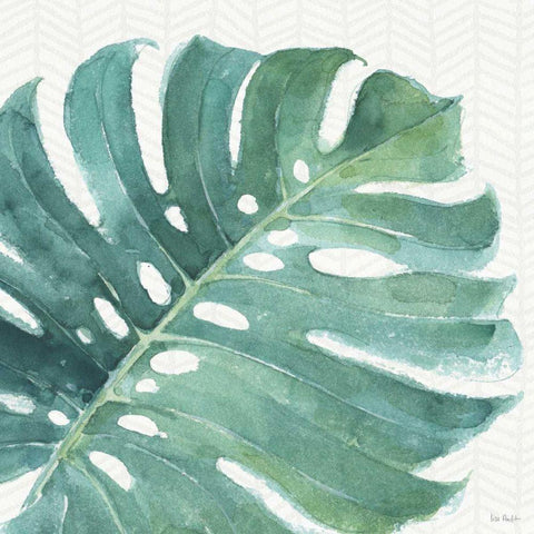 Mixed Greens LXXIII White Modern Wood Framed Art Print with Double Matting by Audit, Lisa