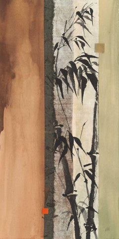 Walnut Panel I Black Ornate Wood Framed Art Print with Double Matting by Paschke, Chris