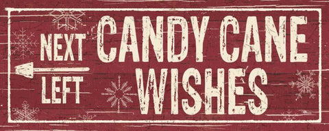 Christmas Signs VI Black Ornate Wood Framed Art Print with Double Matting by Pela Studio