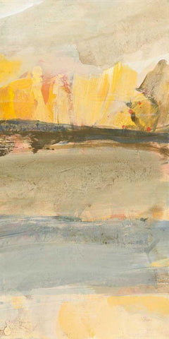 Coming Home IV Neutral White Modern Wood Framed Art Print with Double Matting by Hristova, Albena