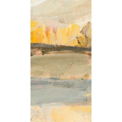 Coming Home IV Neutral Gold Ornate Wood Framed Art Print with Double Matting by Hristova, Albena