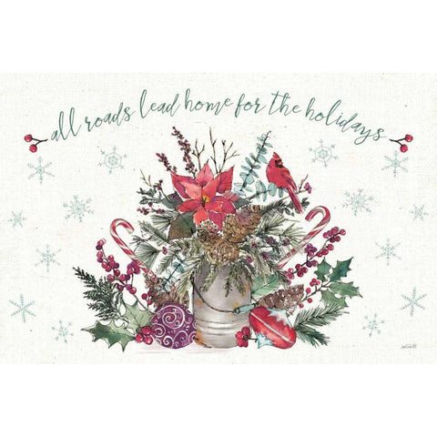 Seasonal Charm I White Modern Wood Framed Art Print by Tavoletti, Anne