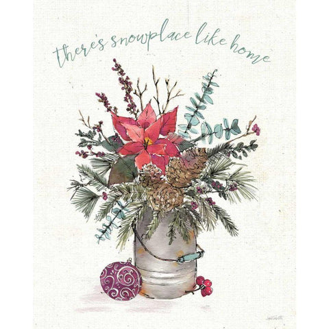 Seasonal Charm III Gold Ornate Wood Framed Art Print with Double Matting by Tavoletti, Anne