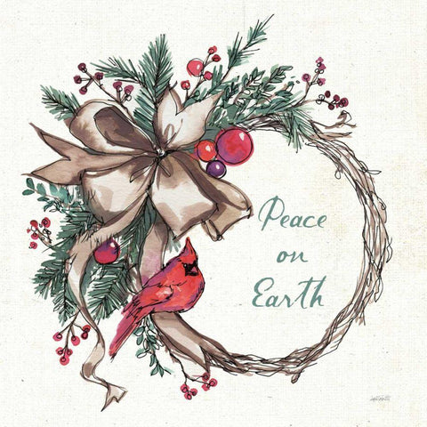 Seasonal Charm IV Black Ornate Wood Framed Art Print with Double Matting by Tavoletti, Anne