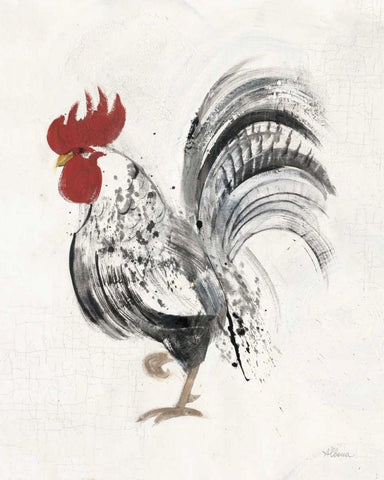 Gents II White Modern Wood Framed Art Print with Double Matting by Hristova, Albena