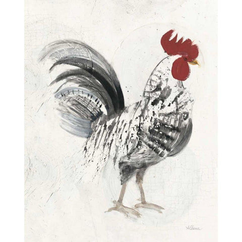 Gents III White Modern Wood Framed Art Print by Hristova, Albena