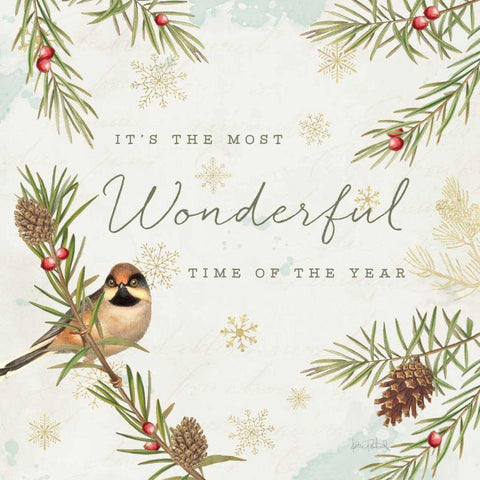 Christmas Tradition IV White Modern Wood Framed Art Print by Pertiet, Katie