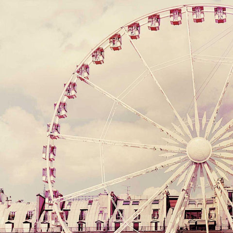 Paris Parfait Black Ornate Wood Framed Art Print with Double Matting by Bevan, Keri