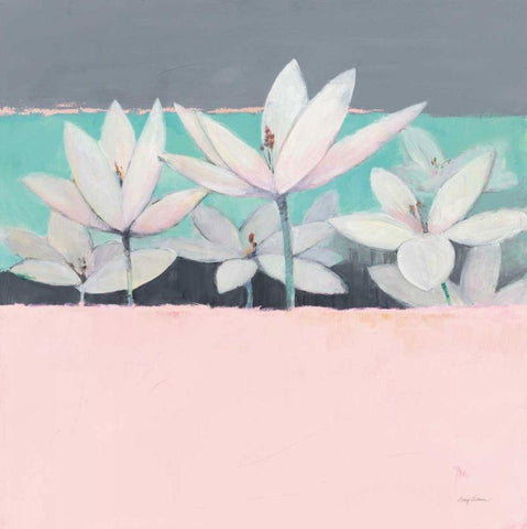 Field Day Dusty Pink Black Ornate Wood Framed Art Print with Double Matting by Tillmon, Avery