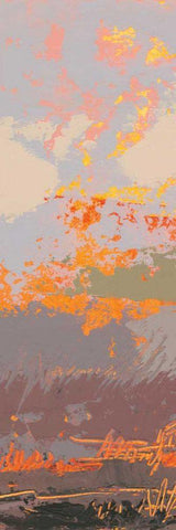 Soft Day III Crop I Black Ornate Wood Framed Art Print with Double Matting by Dowling, Grainne