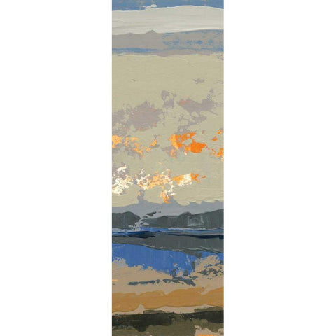 Evening Killala Bay III Black Modern Wood Framed Art Print with Double Matting by Dowling, Grainne