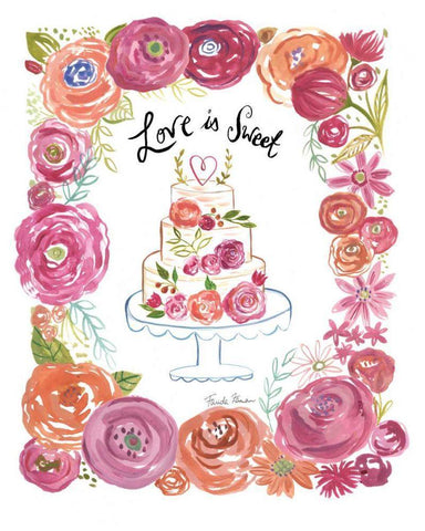 I Do IV Black Ornate Wood Framed Art Print with Double Matting by Zaman, Farida