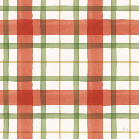 Holiday Garden Pattern X White Modern Wood Framed Art Print with Double Matting by Marshall, Laura