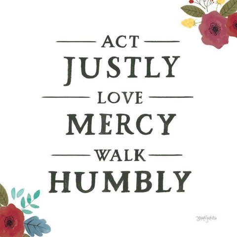 Scripture for Life I White Modern Wood Framed Art Print by Jackson, Jenaya