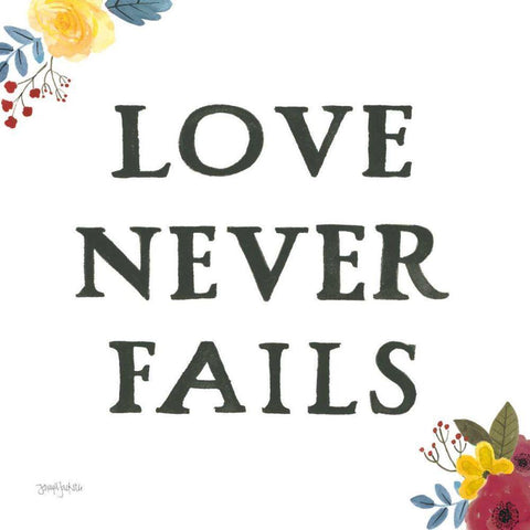 Scripture for Life II White Modern Wood Framed Art Print by Jackson, Jenaya