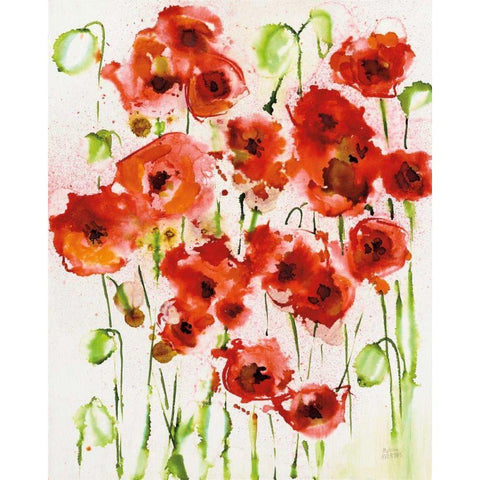 Abundance Black Modern Wood Framed Art Print by Averinos, Melissa