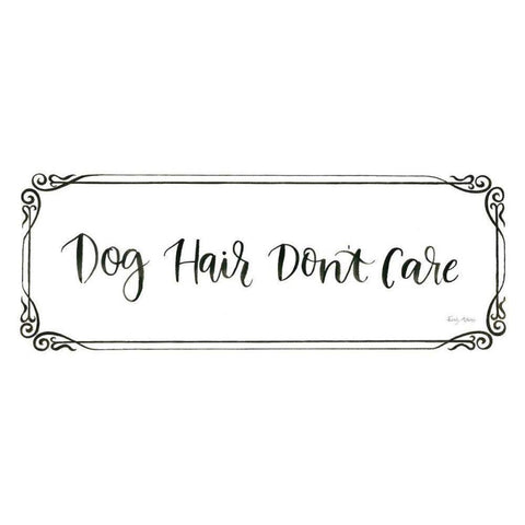 Furry Fashion Friends V Black Modern Wood Framed Art Print with Double Matting by Adams, Emily