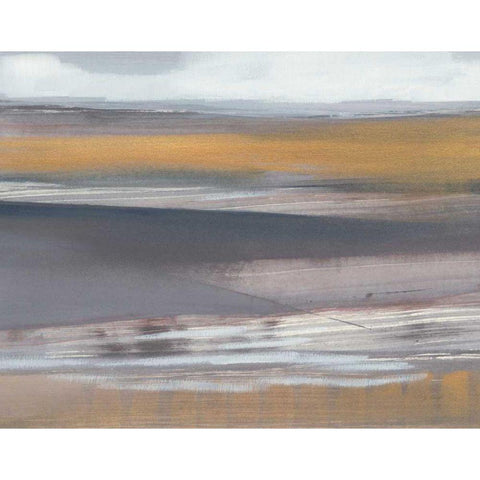 Misty Morning Crop Gold Ornate Wood Framed Art Print with Double Matting by Maye, Jo