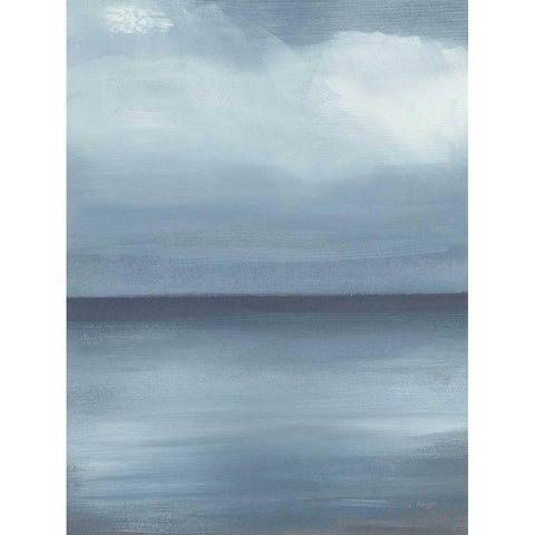 Seascape III Gold Ornate Wood Framed Art Print with Double Matting by Maye, Jo