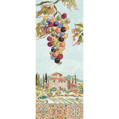 Tuscan Breeze V White Modern Wood Framed Art Print by Brissonnet, Daphne