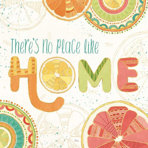 Citrus Splash VI White Modern Wood Framed Art Print by Charron, Veronique