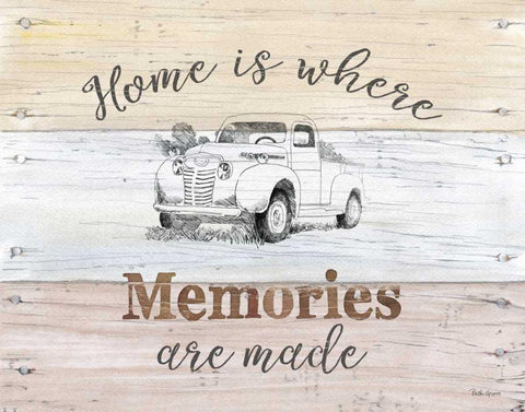 Farmhouse II Black Ornate Wood Framed Art Print with Double Matting by Grove, Beth