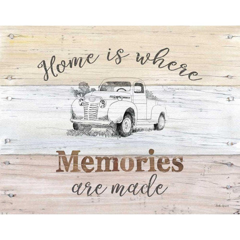 Farmhouse II Black Modern Wood Framed Art Print with Double Matting by Grove, Beth