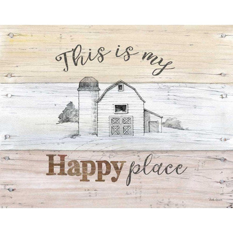 Farmhouse III White Modern Wood Framed Art Print by Grove, Beth