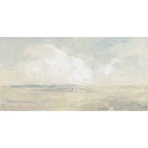 Sky and Sand White Modern Wood Framed Art Print by Purinton, Julia