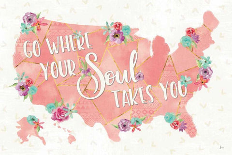 Floral Aspect I White Modern Wood Framed Art Print with Double Matting by Aiken, Jess