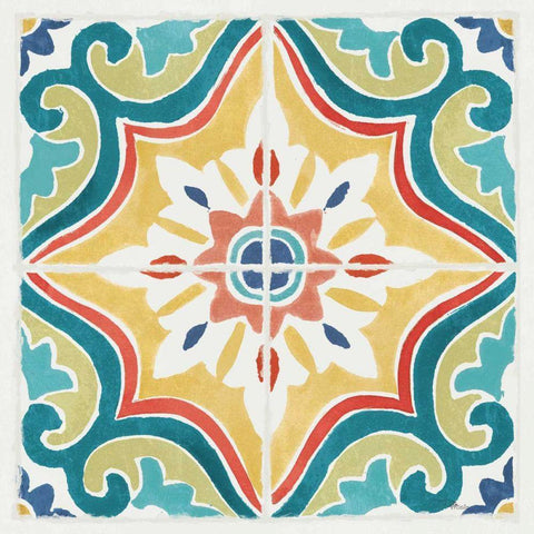 Colorful Journey X White Modern Wood Framed Art Print by Pela Studio