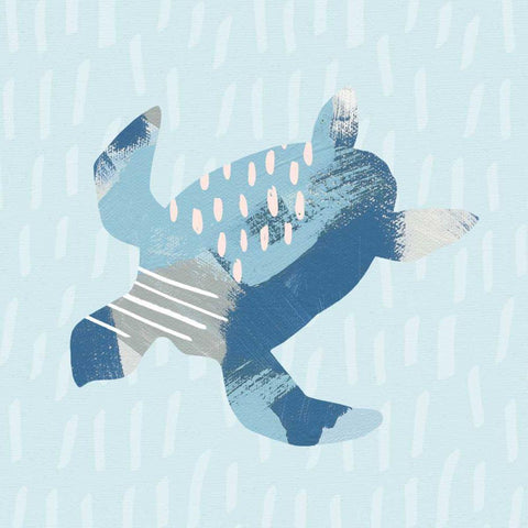 Coastal Cool IV Black Modern Wood Framed Art Print by Hershey, Moira