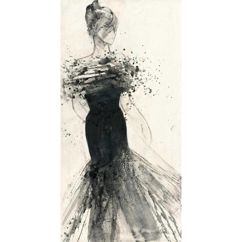 At the Premiere I Black Modern Wood Framed Art Print with Double Matting by Hristova, Albena