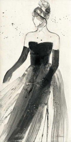 At the Premiere II Black Ornate Wood Framed Art Print with Double Matting by Hristova, Albena