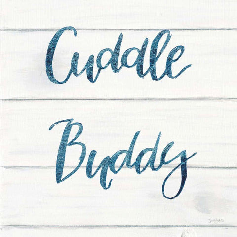 Sweet Baby Boy VI White Wood Sq White Modern Wood Framed Art Print by Jackson, Jenaya