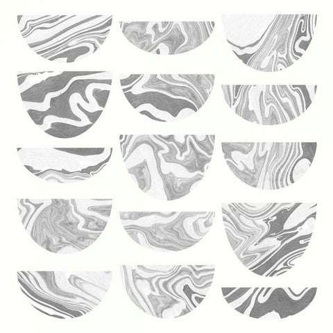 Simplicity I White Modern Wood Framed Art Print by Wild Apple Portfolio