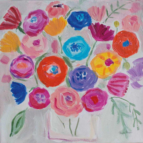 Delicate Fare II White Modern Wood Framed Art Print by Zaman, Farida