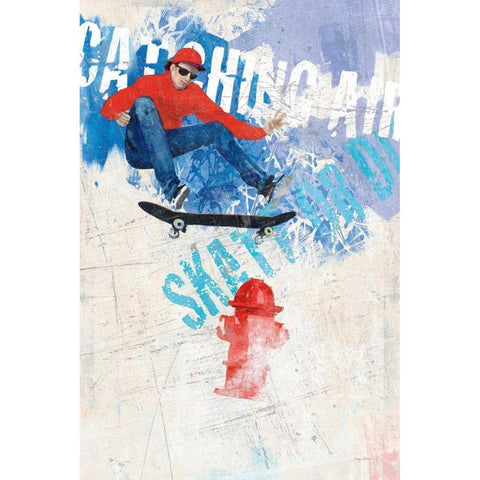 Catching Air I White Modern Wood Framed Art Print by Tillmon, Avery