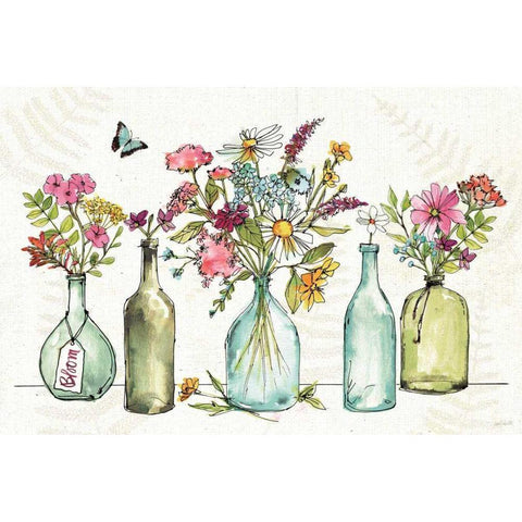 Simply Petals I White Modern Wood Framed Art Print by Tavoletti, Anne