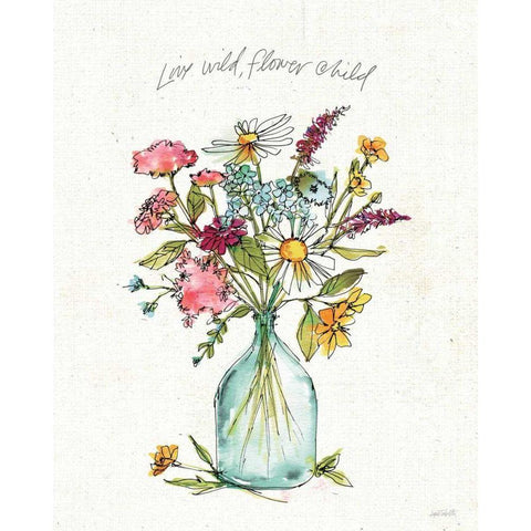 Simply Petals II White Modern Wood Framed Art Print by Tavoletti, Anne