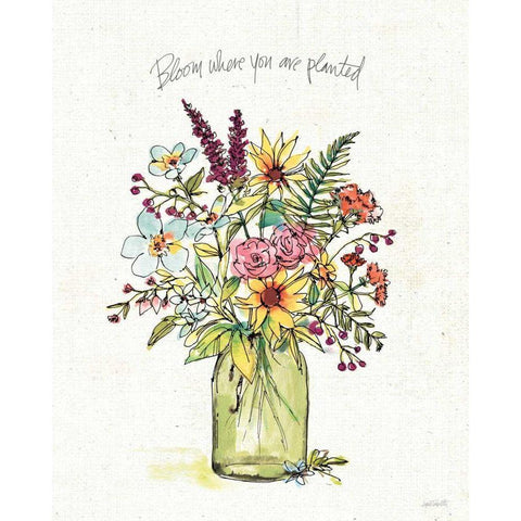 Simply Petals III White Modern Wood Framed Art Print by Tavoletti, Anne