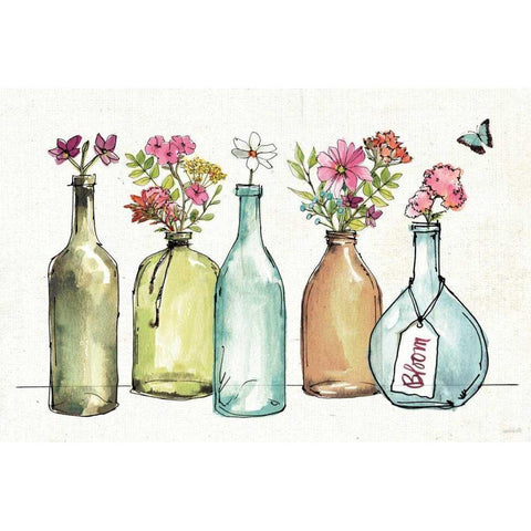 Simply Petals IV White Modern Wood Framed Art Print by Tavoletti, Anne