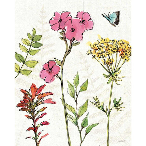 Simply Petals VI White Modern Wood Framed Art Print by Tavoletti, Anne