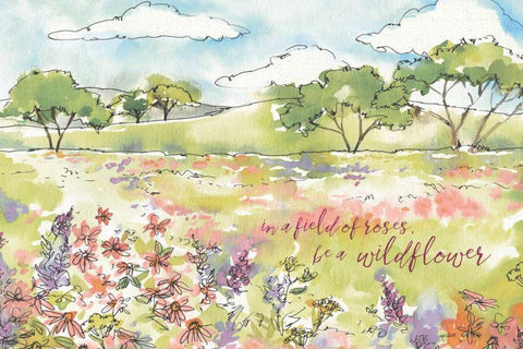 Simply Petals VIII Black Ornate Wood Framed Art Print with Double Matting by Tavoletti, Anne