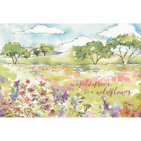 Simply Petals VIII Black Modern Wood Framed Art Print by Tavoletti, Anne