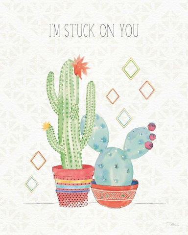Sweet Succulents II Black Ornate Wood Framed Art Print with Double Matting by Pela Studio