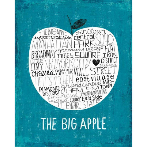 Iconic NYC I Black Modern Wood Framed Art Print with Double Matting by Mullan, Michael