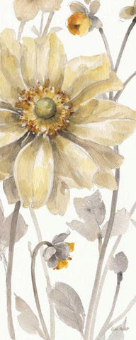 Fields of Gold IV White Modern Wood Framed Art Print with Double Matting by Audit, Lisa