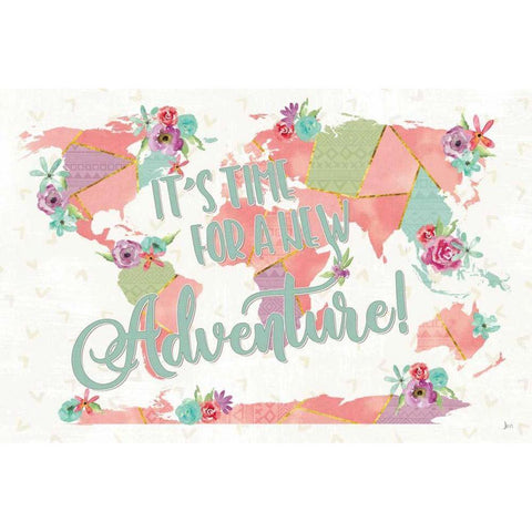 Floral Aspect II Color Black Modern Wood Framed Art Print with Double Matting by Aiken, Jess