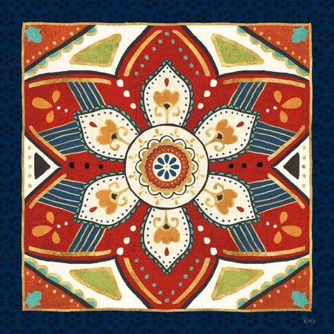 La Vida Loca VII Black Ornate Wood Framed Art Print with Double Matting by Charron, Veronique